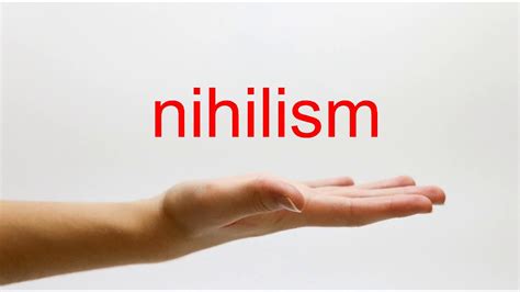 pronounce nihilism